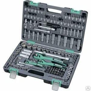 Фото №0 Набор инструмента 1/4", 3/8", 1/2", crv, s2, усиленный кейс, 151шт stels 14