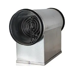 фото Монтаж воздушного электронагревателя