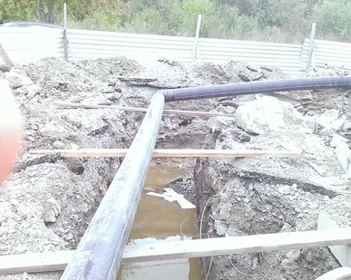 фото Монтаж наружных сетей водоснабжения и канализации