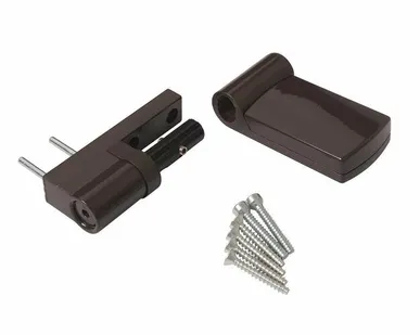 фото Петля дверная Elementis KTV-RT (15-20 мм), на 120кг., Коричневый, RAL8019