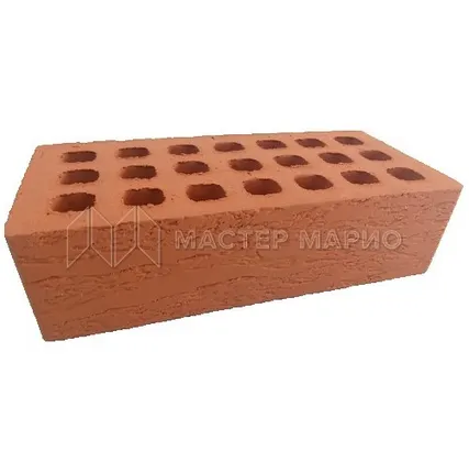 Фото №0 Кирпич лицевой керамический «Абрикос» «Рельеф» пустотелый утолщенный М150