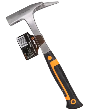 Фото №0 Молоток кровельщика Вихрь 600гр., цельнометаллический, двухкомпонентная рукоятка
