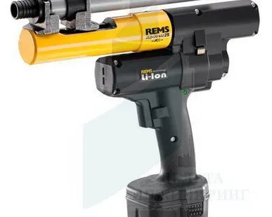 фото Аккумуляторный аксиальный пресс REMS Ax-Press 25 и Ex-Press P