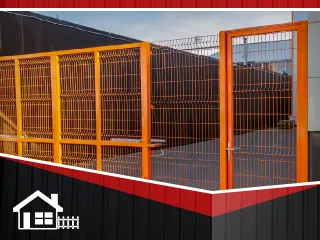 фото Установка калитки распашной (Секция)