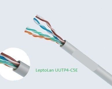 фото Кабель витая пара UTP4-C5E-SOLID-GY-305-CCA