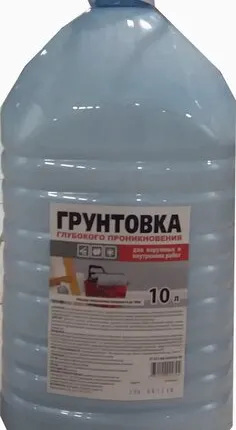 Фото №0 Грунтовка глубокого проникновения, 10 л