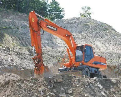 фото Аренда экскаватора колесного