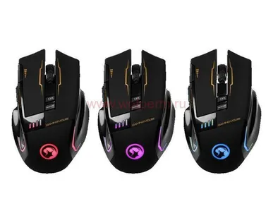 фото Игровая мышь Marvo G909H BK 8кн, 4 подсветки 4800