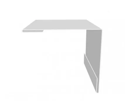 Фото №0 Планка угла наружного 50х50х2000 ПЭ RAL 9003