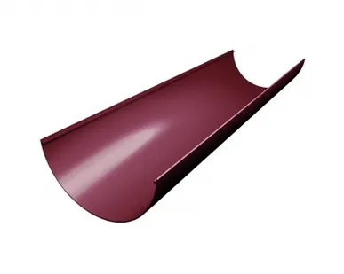 фото Желоб ПВХ Grand Line Стандарт, 3м, бордо