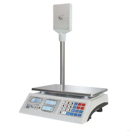 Фото №0 Весы Электронные, Торговые, Со стойкой до 30 кг.