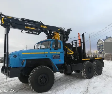 Фото №2 Лесовозный автопоезд Урал 55571-1151-70 евро 5, с манипулятором