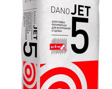 фото Шпатлевка полимерная DANO JET 5, 25 кг Danogips