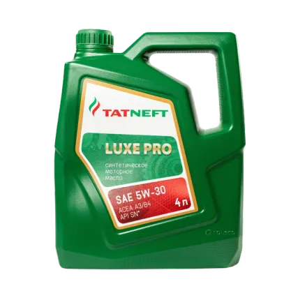 Фото №0 Масло моторное синтетическое Татнефть Luxe Pro 5W-30 4 л 5W-30