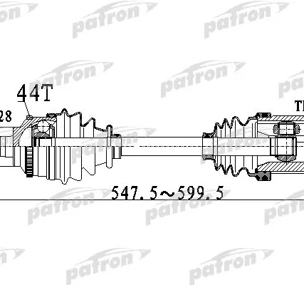 Фото №0 PDS2919 Полуось