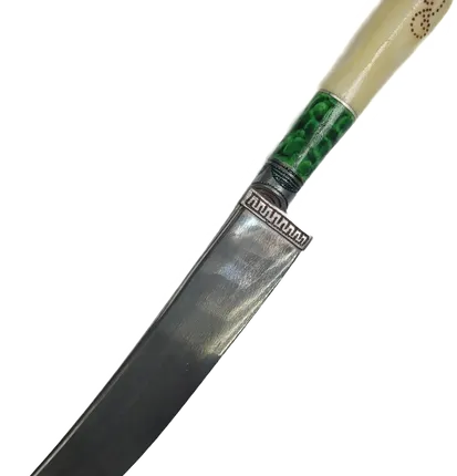 Фото №0 Нож АН Пчак, рук.стаб. береза, кость, узор ШХ-15