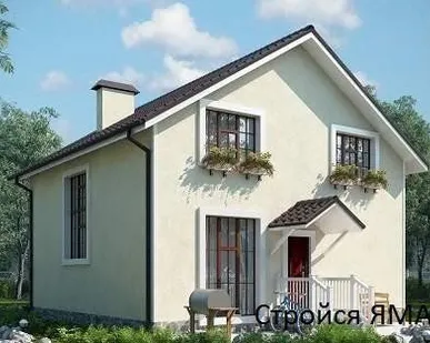 фото Каркасный дом 125.9 м2 двухэтажный