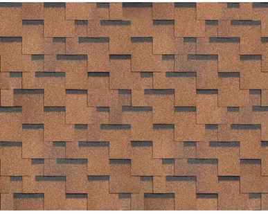 фото Гибкая (мягкая) черепица SHINGLAS (Шинглас) ФОКСТРОТ аккорд (миндаль)