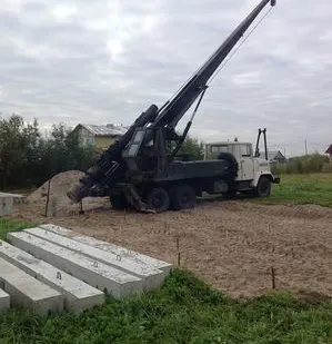фото Строительство фундамента