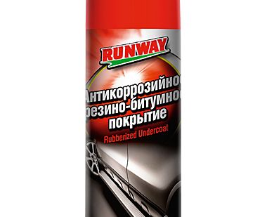 фото Антикоррозийное резино-битумное покрытие аэр. RUNWAY, 450 мл