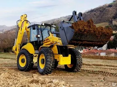 Фото №0 Услуги экскаватора-погрузчика