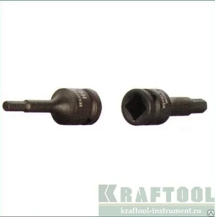 Фото №0 Торцовая головка ударная (1/2") H9 KRAFTOOL, HEX, Cr-Mo, фосфатированная