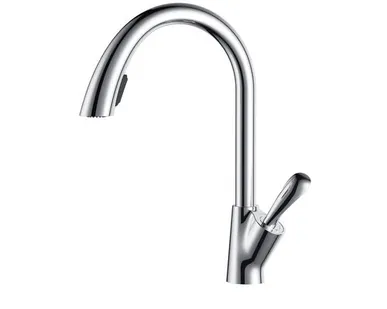 фото Смеситель для кухни D&K Venice Baciano с выдвижной лейкой