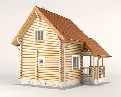 фото Срубы двухэтажные