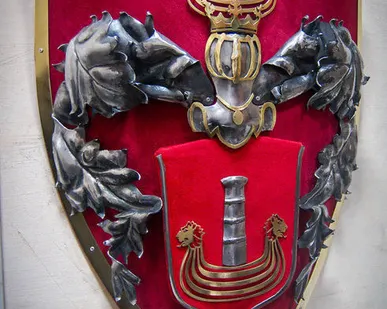 фото Кованый фамильный герб