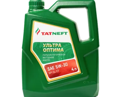 фото Масло моторное полусинтетическое Татнефть Ультра Оптима 5W-30 4 л 5W-30