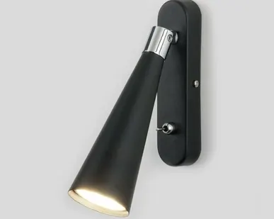 фото Настенный светильник Horn GU10 SW MRL 1010 черный