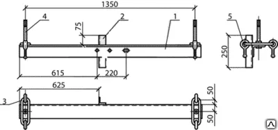 Фото №0 Траверса ТМ-6 для ЛЭП