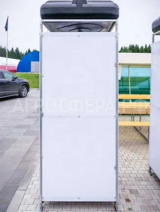 Фото №1 кабина уличного душа с баком и насадкой