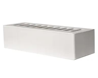 фото Кирпич лицевой керамический Белый пустотелый Евро 0.7 НФ