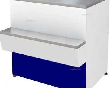 фото Прилавок П2629 Таир расчетно-кассовый неохлаждаемый (синий)
