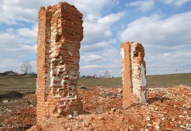 фото Битый кирпич
