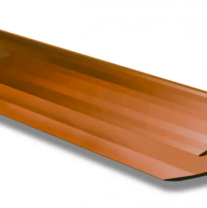 Фото №0 Торцевой профиль из поликарбоната UP Бронза 2100*10 мм