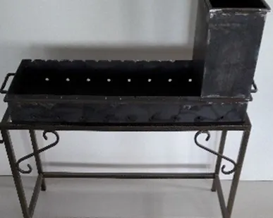 фото Мангал с трубой