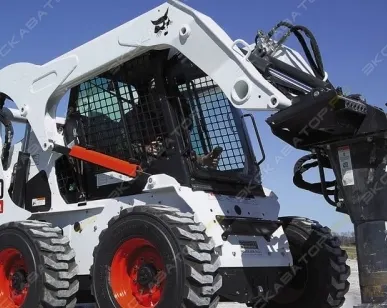 фото Аренда мини-погрузчика BOBCAT с гидромолотом, Москва