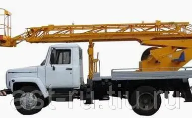 фото Автоподъемник телескопический АП-18 на шасси ГАЗ 3309 (производство Мелитоп