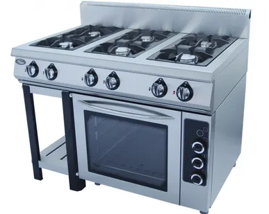 фото Плита газовая 6-ти горелочная Ф6ПДГ/800 с комбинированноой духовкой (50004)