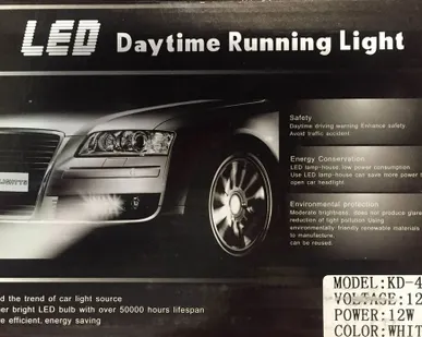 фото Ходовые огни KD-41 - 6 светодиодов White - 12В 12W - LED DRL