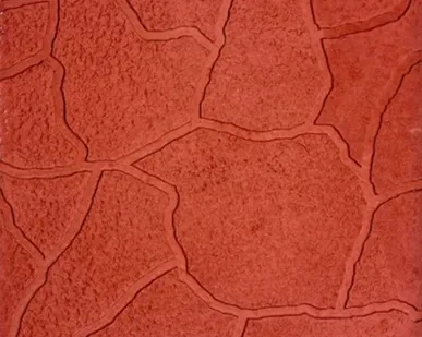 фото Тротуарная плитка АРТС Ручеек Вибролитая 300x300x30 мм Красная