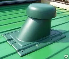 Фото №0 Выход универсальный Металл Профиль 110/200 на профнастил МП - 20 (зеленый).