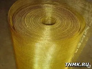 фото Сетка латунная 0,4х0,16 мм ГОСТ 6613-86