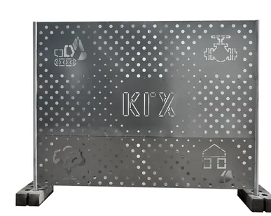 фото Ограждение перфорированное оцинкованное "КГХ"