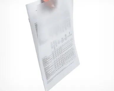 фото Карман-протектор PP A3 пластиковый антибликовый, вертикальный (для рамки формат А3)