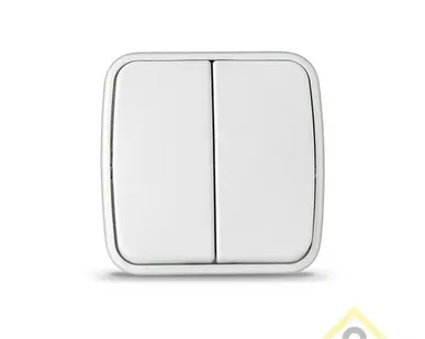 фото Выключатель Союз 2-кл. ОП Электра бел. 0031