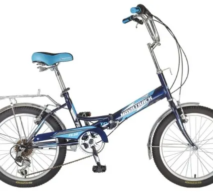 Фото №0 Велосипед NOVATRACK FS30 синий 20" 6 скор.