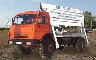 фото АВТОГИДРОПОДЪЕМНИК АГП-29 на шасси КамАЗ-4326 (4х4)